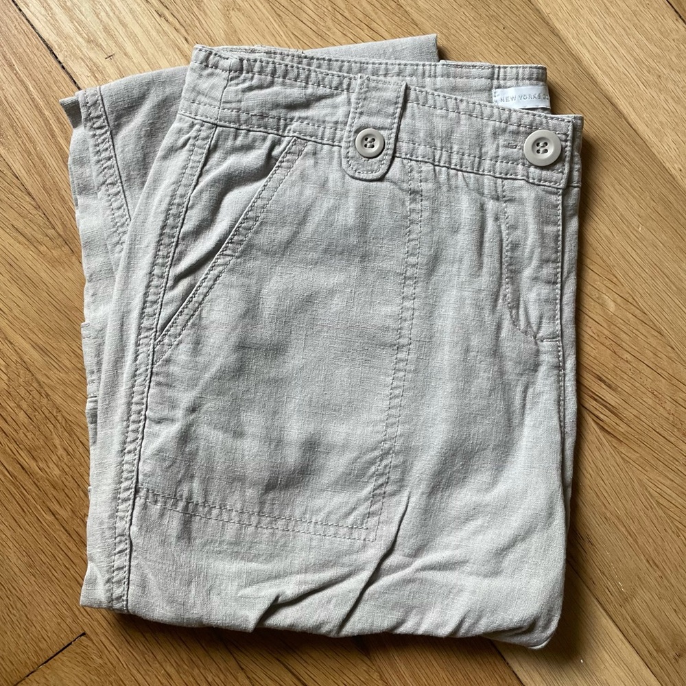 New York & Co. Cargo lightweight pant - greige